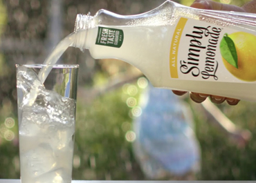 simply lemonade bottle